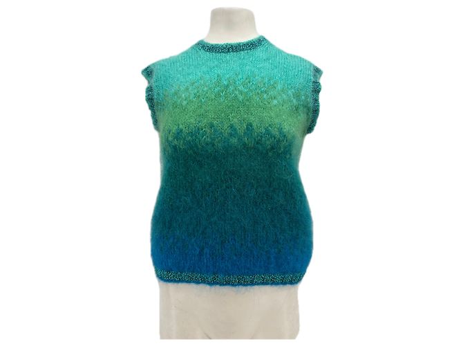 Autre Marque Ärmelloser Pullover blau