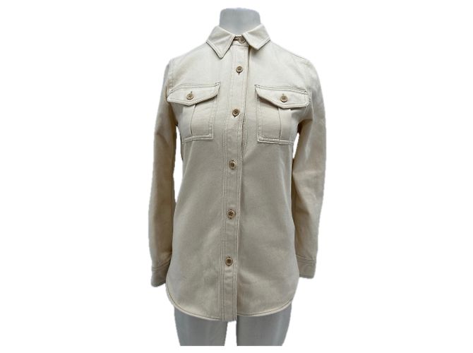 Isabel Marant Giacca di jeans beige