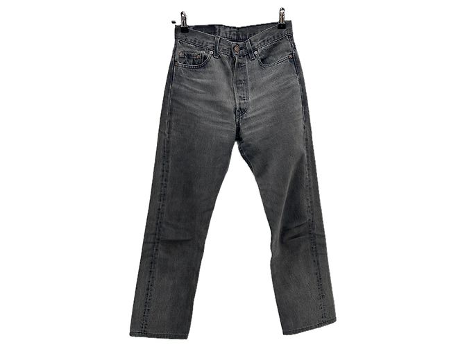 Vaqueros Levi's de algodón grises Talla 36 