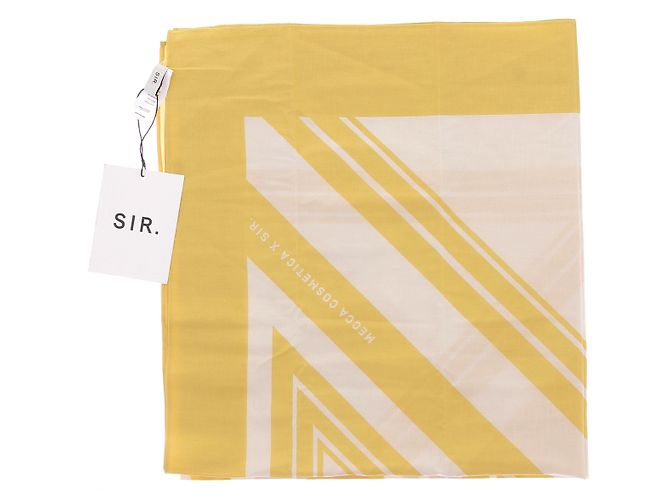 Autre Marque Pañuelo estampado amarillo