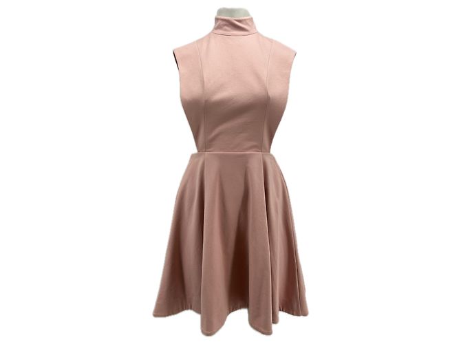 Autre Marque Vestido rosa de viscose