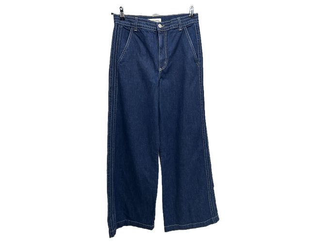 Jean Paul Gaultier Vaqueros azules de algodón Talla 26