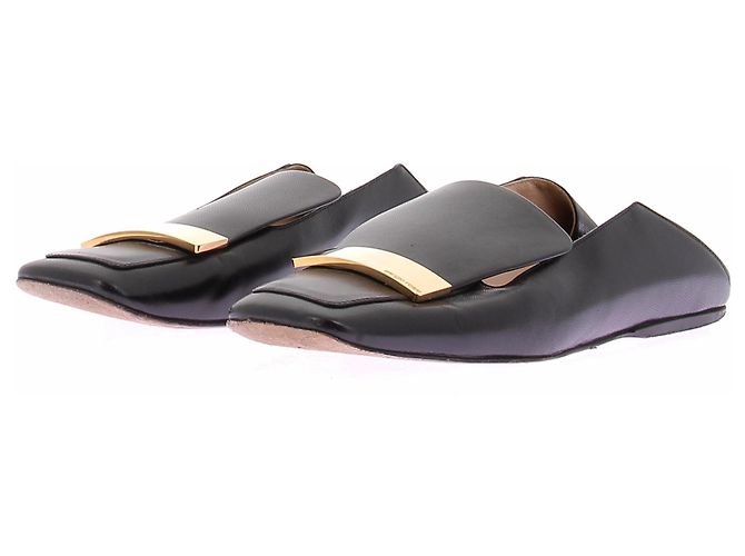 Mocassins Sergio Rossi en cuir noir