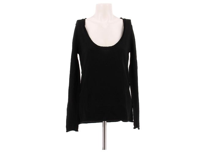 Zadig & Voltaire Wollpullover Schwarz 