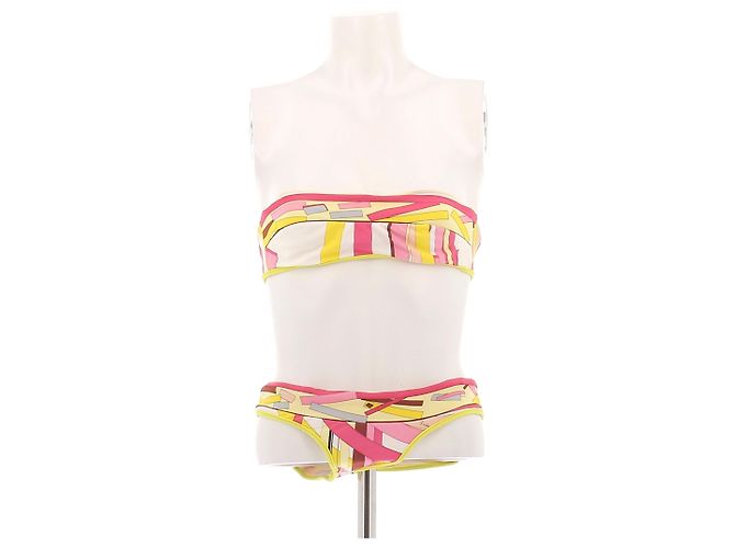 Costume da bagno due pezzi Emilio Pucci Mulito Rosa
