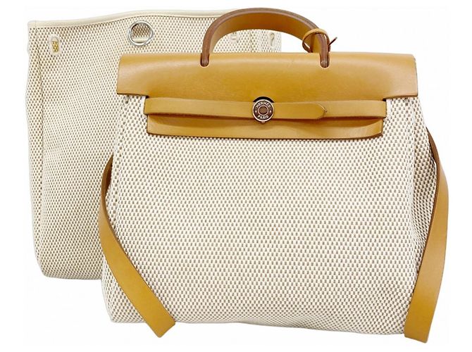 Hermès Hermes Herbag Ad PM Toile GM Backpack