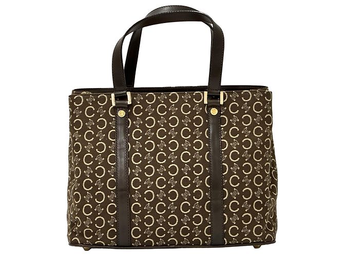 Céline Sac à main Celine C Blazon Marron