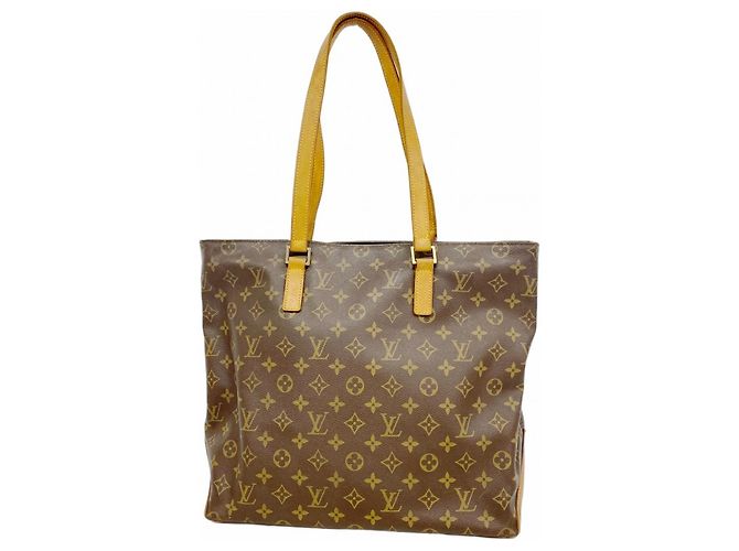 Bolsa Tote Louis Vuitton Monogram Cabas Mezzo Marrom