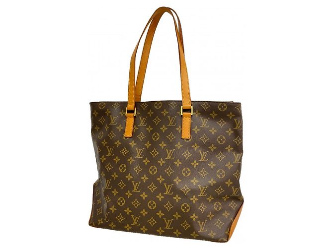 Borsa Tote Cabas Mezzo Monogram Louis Vuitton Marrone