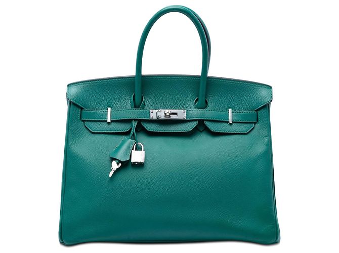 Hermès Green Epsom Birkin Retourne 35 Dark green