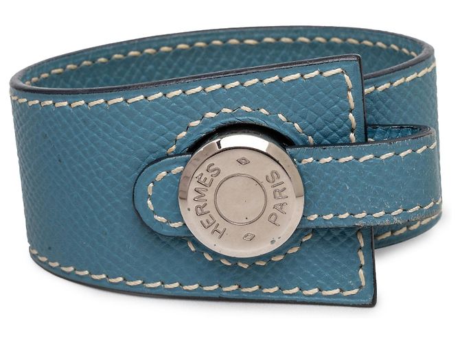Pulseira Dogon Hermès Azul Courchevel Azul claro