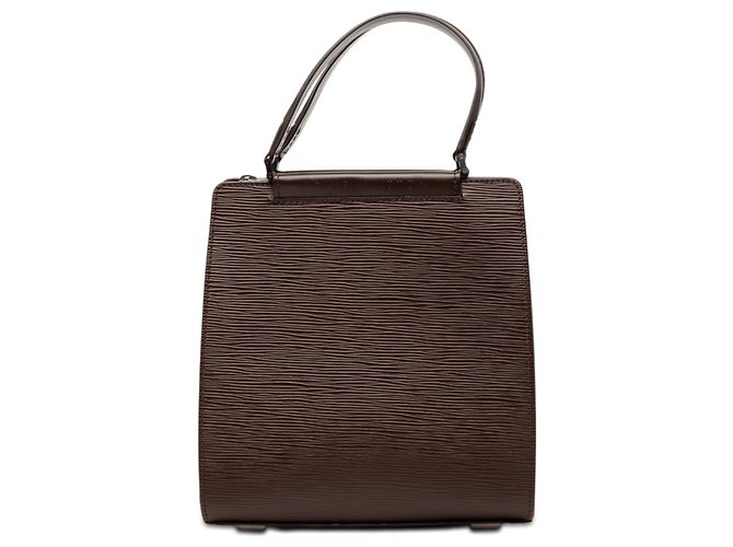 Louis Vuitton Marrom Epi Figari PM Castanho escuro