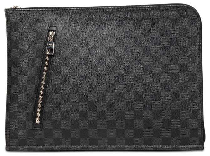 Louis Vuitton Poche Documents Portfolio in Damier Graphite nero