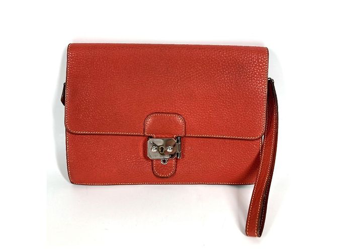 Pochette Jet Hermès com alça Marrom