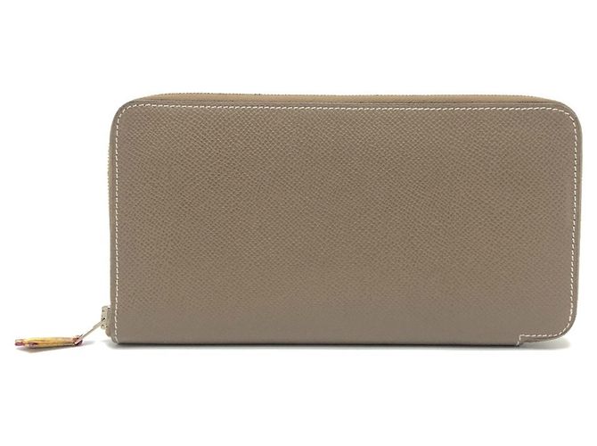 Hermès Hermes Azap Long Wallet in Epsom Leather Brown Taupe