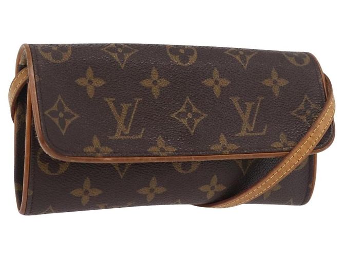 Louis Vuitton Twin Monogram Canvas PM Castaño