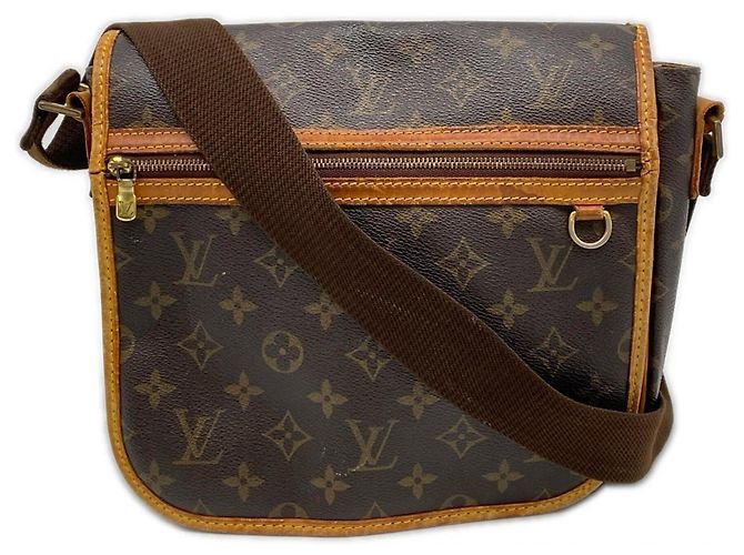 Bolso de Hombro Louis Vuitton Monogram Messenger Bosphore PM Castaño Beige