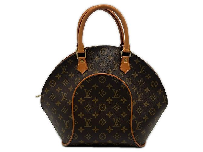 Bolsa Louis Vuitton Monogram Ellipse M51126 Marrom Bege Monograma