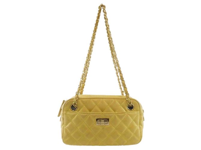Borsa a Spalla Chanel 40009 Gialla Giallo