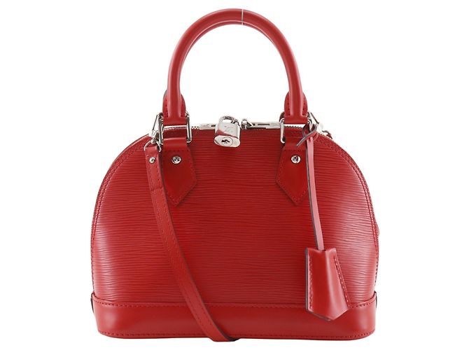 Louis Vuitton Alma Epi Leather BB Rouge