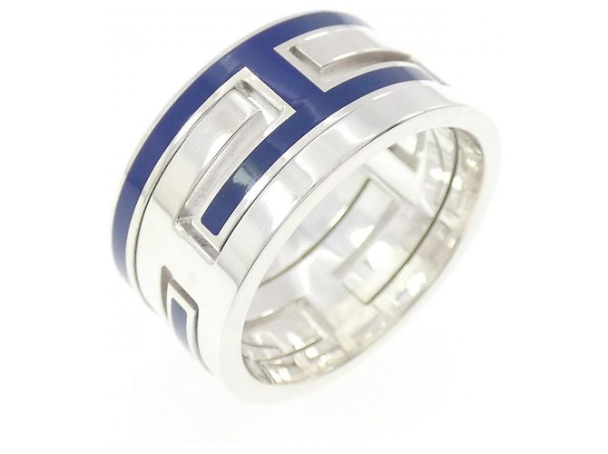 Ring Anello Move H in argento Hermès