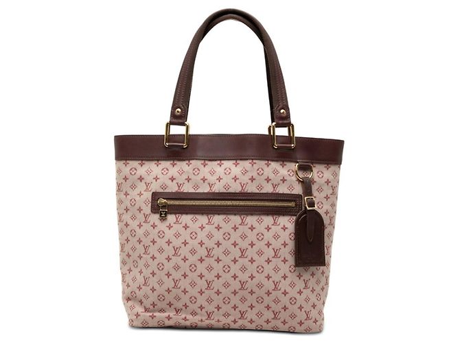 Sac cabas Louis Vuitton Monogram Mini Lucille GM Rouge Fuschia