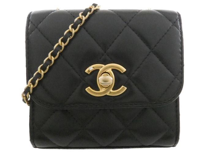 Borsa a tracolla Chanel nera Nero