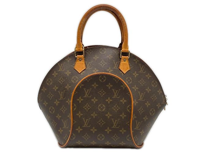 Bolsa Louis Vuitton Monogram Ellipse MM Marrom Bege Monograma