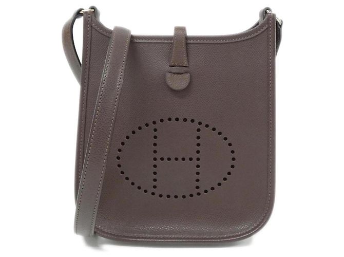 Hermès Bolsa Hermes Evelyne Marrom Chocolate