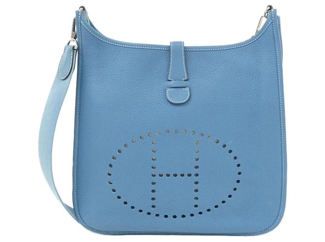 Hermès Borsa a tracolla Hermes Evelyne II GM Blu