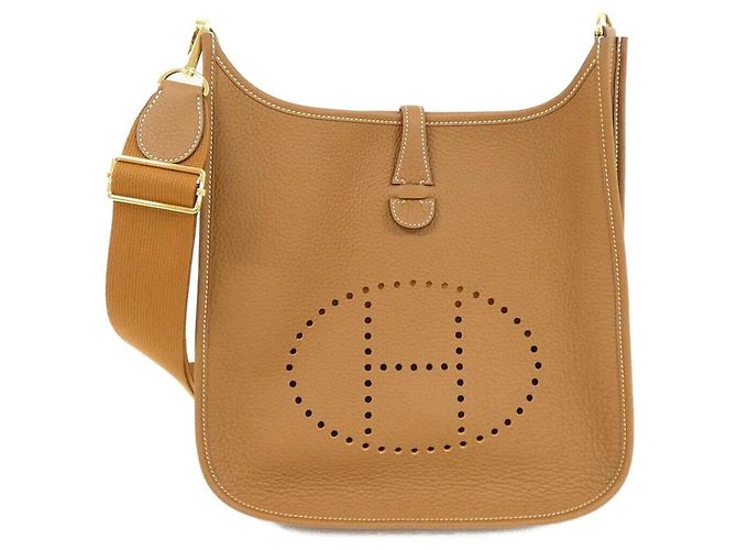 Hermès Bolsa de ombro Hermes Evelyne 3 PM Marrom