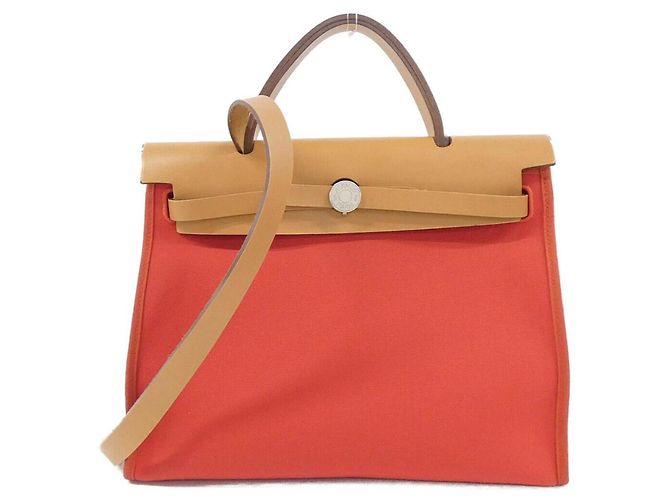 Hermès Hermes Herbag Zip PM Handtasche Rot