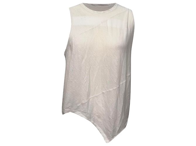 Top sem mangas em algodão branco Proenza Schouler