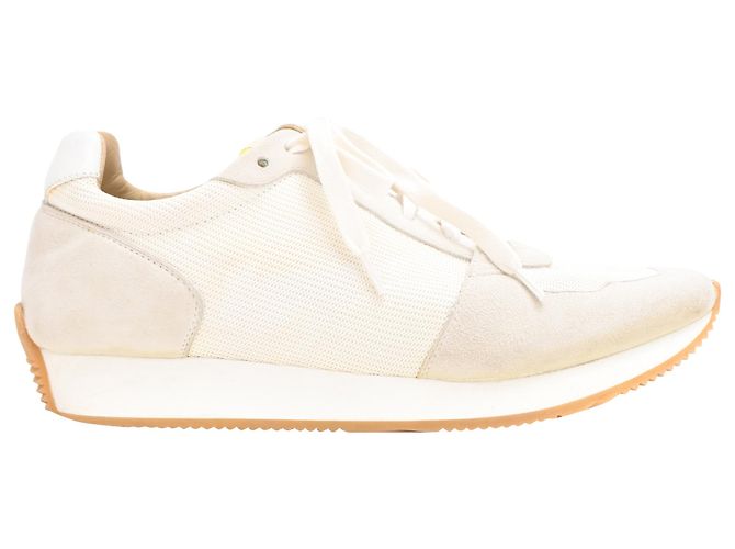 Baskets Hermès Escape en daim blanc