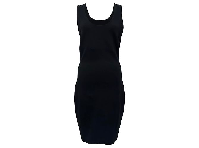 The Row Borelle Scuba Mini Kleid in Schwarz Polyamid