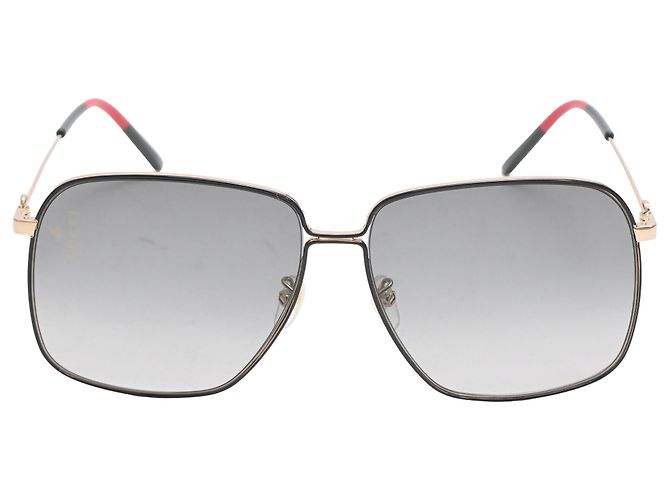 Gucci Oversized Sunglasses in Multicolor Metal Multiple colors