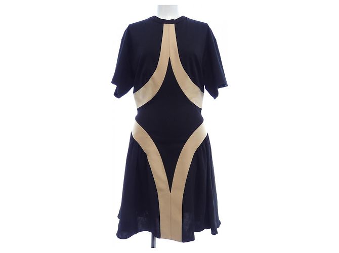 Vestido Louis Vuitton Negro Beige