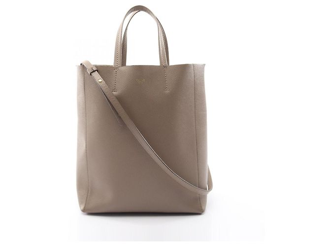 Cabas Céline Bolsa Tote 2-Way Celine Vertical Small Bege
