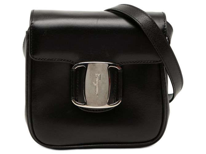 Borsa a tracolla da donna Salvatore Ferragamo Nero