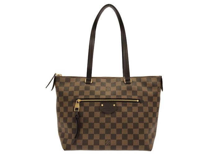 Sac à main Louis Vuitton Damier Iena PM Damier ebène