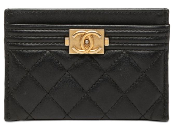 Chanel Coco Mark Boy Business Card Holder