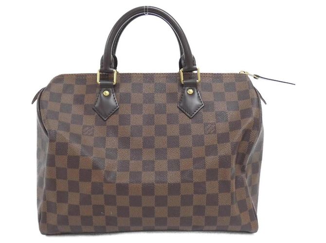 Bolsa Boston Louis Vuitton Damier Speedy Damier ebene