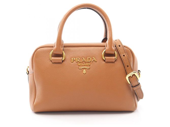 Bolsa 2-Way VITTELO PHENIX Prada Marrom