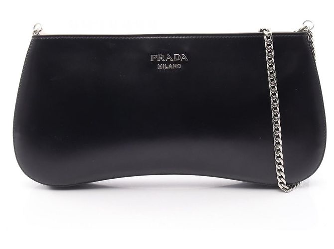 Bolsa de Ombro Prada Sydney Preto
