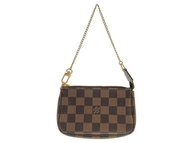 Louis Vuitton Damier Mini Pochette Accessoires N58009 Marrone