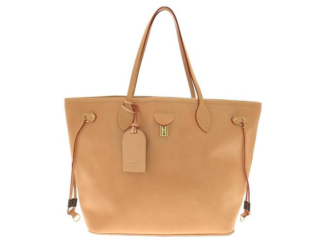 Sac à main Louis Vuitton Neverfull MM Beige