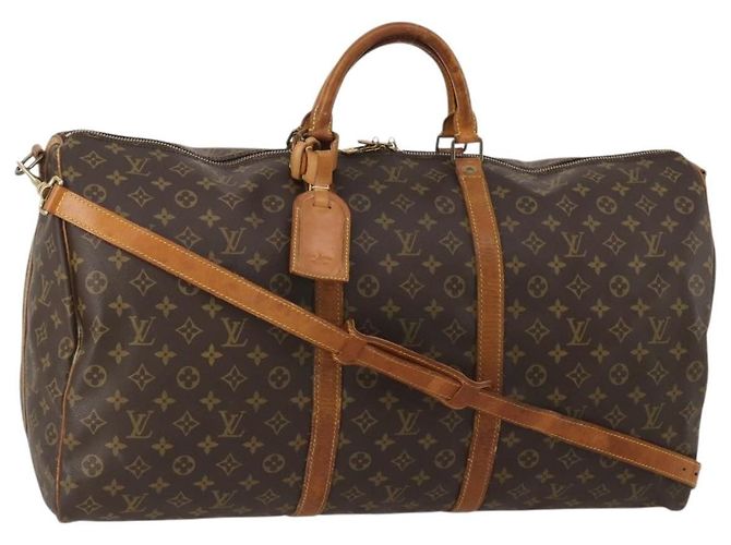 Louis Vuitton Keepall Bandouliere Monogram Canvas 60 Marrom