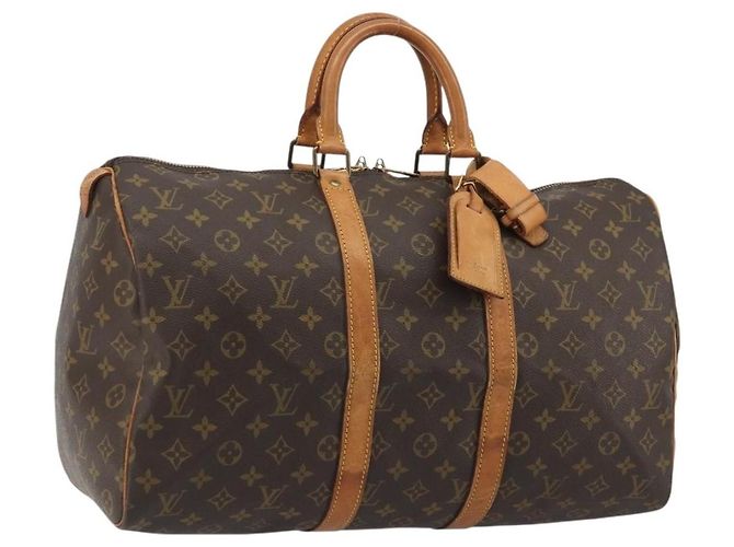 Louis Vuitton Keepall Monogram Canvas 45 Brown