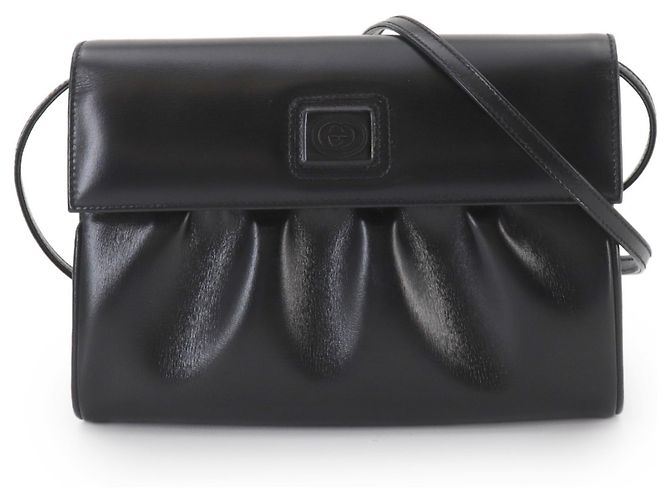 Borsa a Spalla Gucci Double G Nero