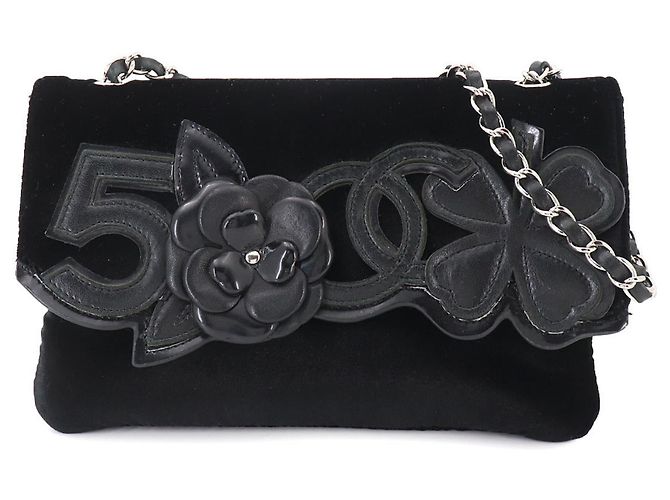 Borsa a Spalla Chanel Icon Chain Nero